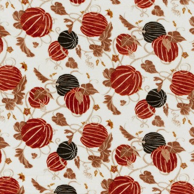  Pumpkin Printed Plush With Shearling Reverse Throw Blanket - Threshold™