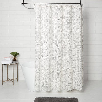  Shapes Shower Curtain White - Threshold™