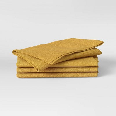  4pk Cotton Easy Care Napkins - Threshold™