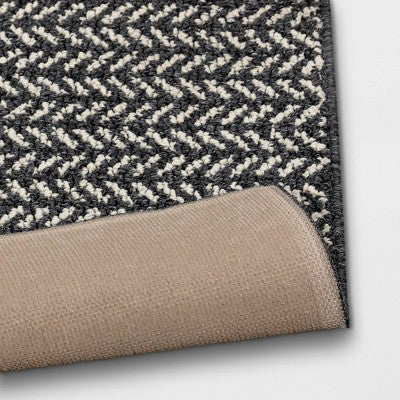  Herringbone Rug Gray - Threshold™