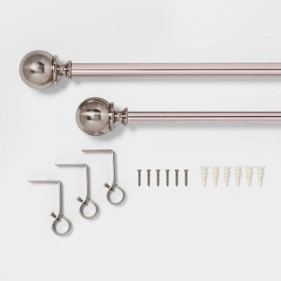  Ball Curtain Rod - Threshold