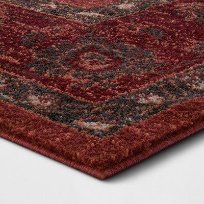  9'X12' Medallion Woven Area Rugs Red - Threshold™