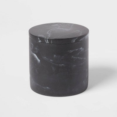  Marble Bath Canister Black - Threshold™