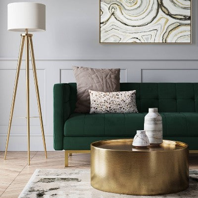  Cologne Tufted Track Arm Sofa Emerald Green - Threshold™