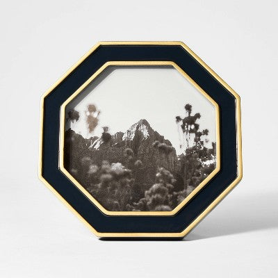  5"x5" Lacquer Octagon Picture Frame - Threshold™ Designed With Studio McGee