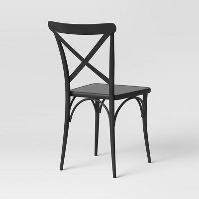  Set Of 2 Malden French Bistro Dining Chair Black - Threshold™