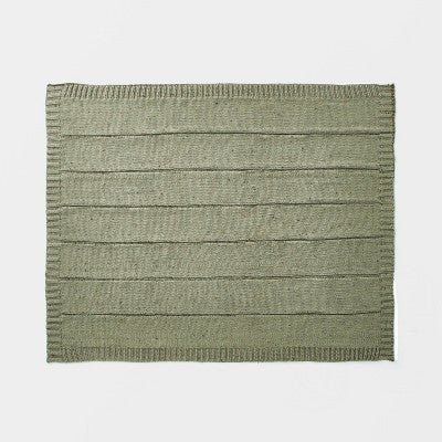  Woven Striped Knit Nep Throw Blanket - Threshold™ Designed With Studio McGee