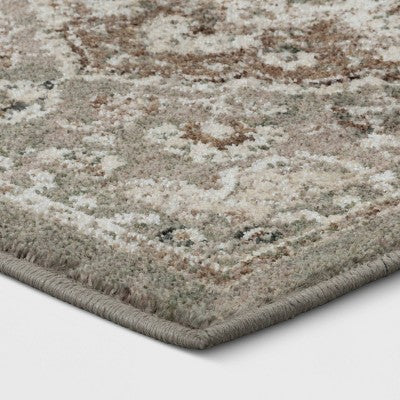  2'x3' Rowland Companion Persian Style Woven Accent Rug Gray - Threshold™
