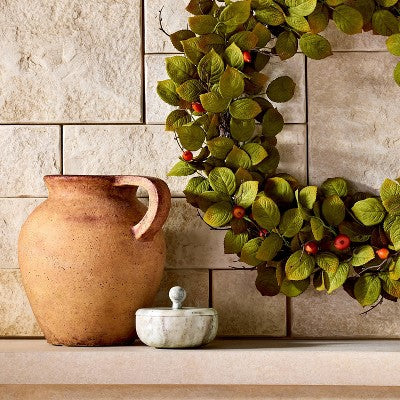  5" Round Marble Box Natural - Threshold™ Designed With Studio McGee
