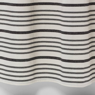  Striped Shower Curtain Black/White - Threshold™