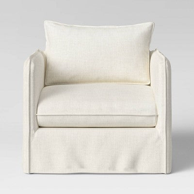  Berea Slouchy Lounge Chair With French Seams - Threshold™