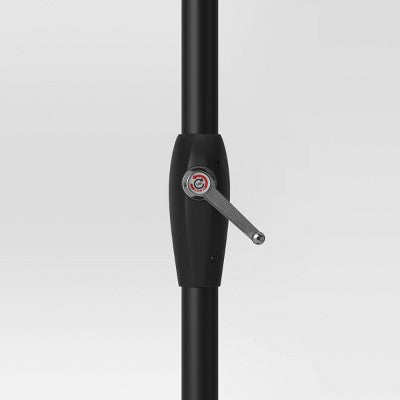  10'x6' Rectangular Market Patio Umbrella - Black Pole - Threshold™