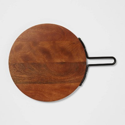  18" X 13" Wood Round Serving Board - Threshold™