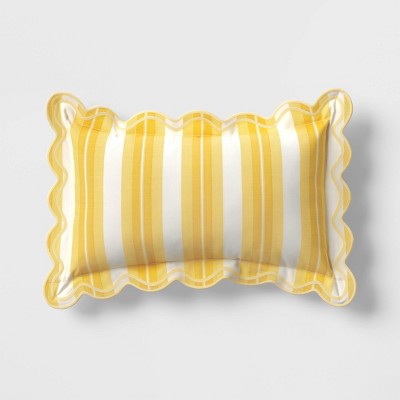  20"x12" Scalloped Outdoor Lumbar Pillow - Threshold™