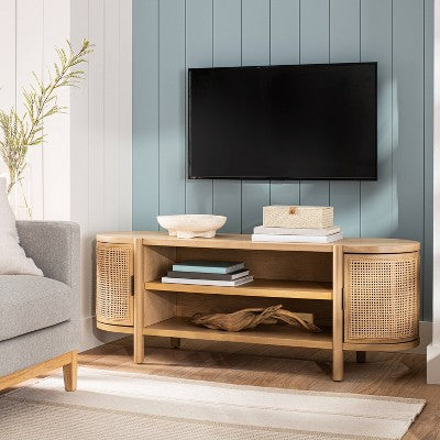  Portola Hills Caned Door TV Stand For TVs Up To 60" - Threshold™ Designed With Studio McGee