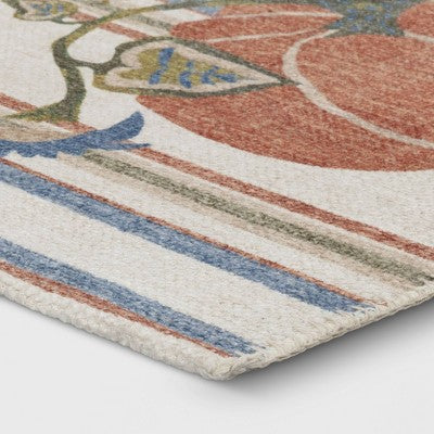  1'8"x2'10" Washable Big Pumpkin Accent Rug Orange - Threshold™
