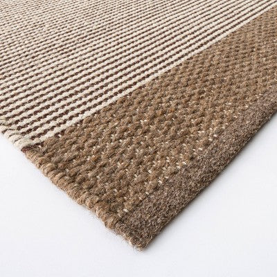  Hillside Hand Woven Wool/Cotton Area Rug Brown - Threshold™ Designed With Studio McGee