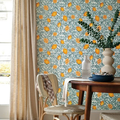  Lemon Botanical Wallpaper - Threshold™