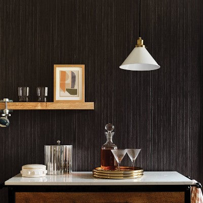  Seagrass Charcoal Wallpaper - Threshold™