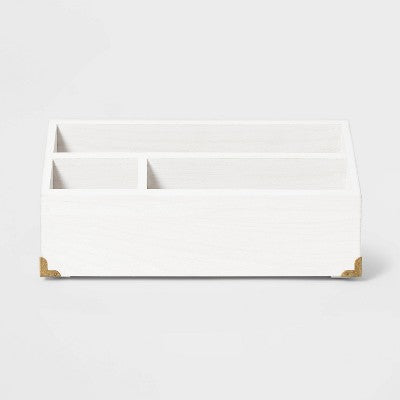  Wood Desktop Storage Unit White - Threshold™