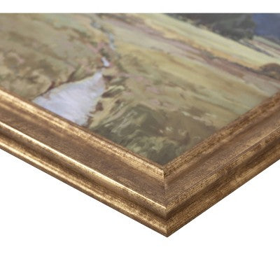  16" X 14" Summer Pasture Framed Wall Art Brass - Threshold™ Designed With Studio McGee