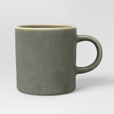  13.52 Fl Oz Stoneware Tilley Mug Olive Green - Threshold™