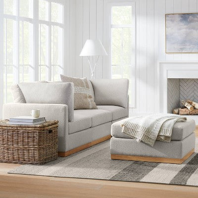  Woodland Hills Modular Sectional Corner Light Gray - Threshold™ Designed With Studio McGee
