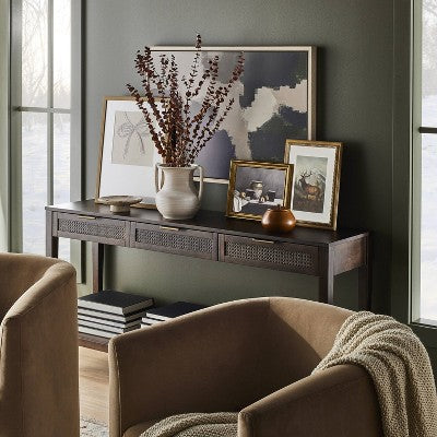  12" X 10" Moody Still Life Framed Wall Art Canvas - Threshold™ Designed With Studio McGee