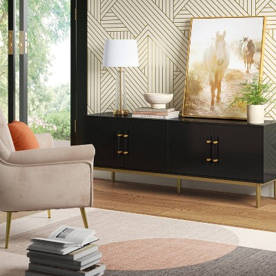  60" Ellery Luxe Media Stand - Threshold™