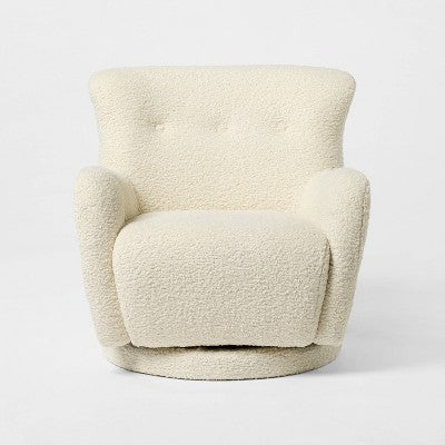  Kessler Swivel Chair Cream - Threshold™ Designed With Studio McGee