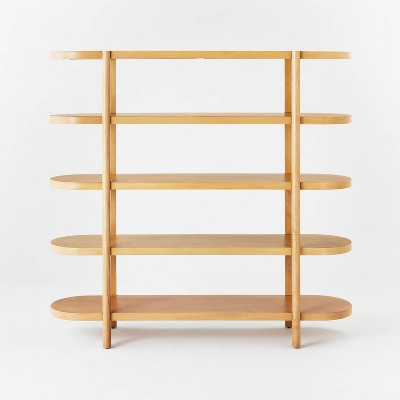  57" Portola Hills 5 Shelf Horizontal Bookcase - Threshold™ Designed With Studio McGee