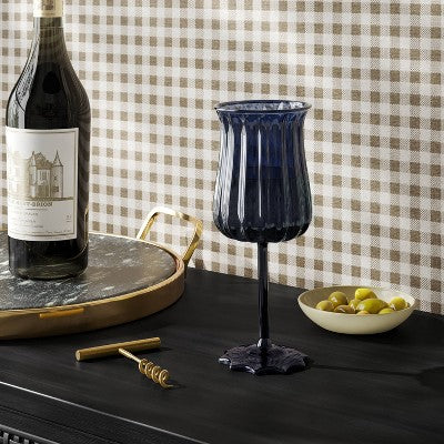  10.15oz Wine Glass Black - Threshold™