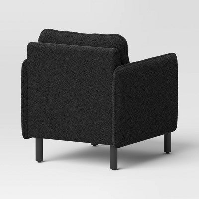  Square Back Accent Chair Black - Threshold™