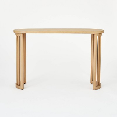  Burbank Wood Console Table Natural - Threshold™ Designed With Studio McGee