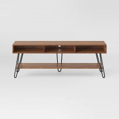  Hairpin TV Stand For TVs Up To 70" Brown - Threshold™