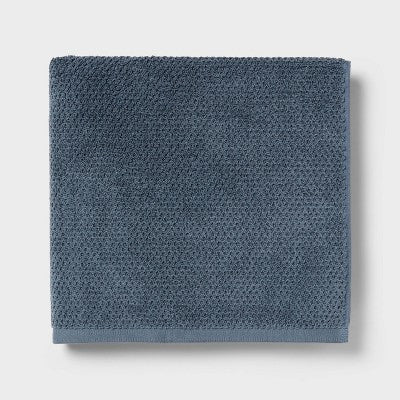  Luxe Textured Dot Towel Blue - Threshold™