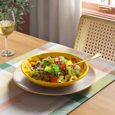  Coastal 26 Fl Oz Stoneware Dinner Bowl Red Wave - Threshold™