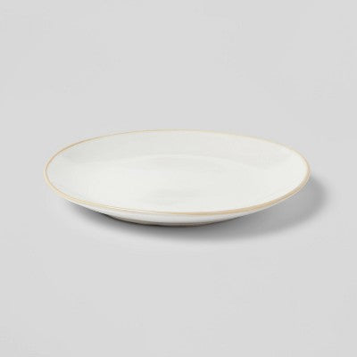  8" Stoneware Wetherfield Salad Plate White - Threshold™