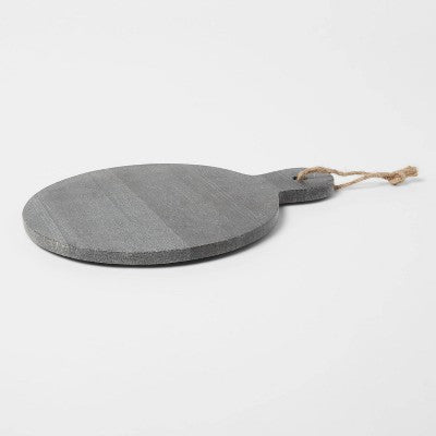  15" X 12" Marble Round Cutting Board - Threshold™