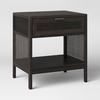 Minsmere Caned Accent Table With Drawer - Threshold™