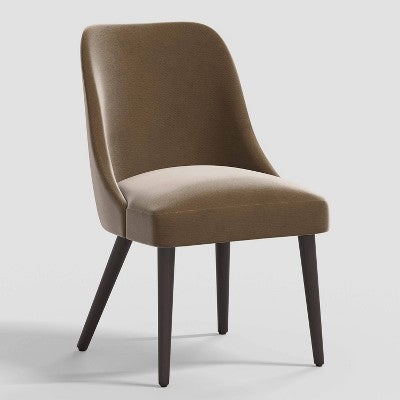  Geller Modern Dining Chair In Shiny Velvet Mystere - Threshold™