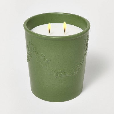  25oz Ceramic Candle Green - Threshold™ Designed With Studio McGee