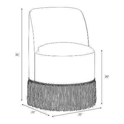  Jessa Fringe Chair - Threshold™