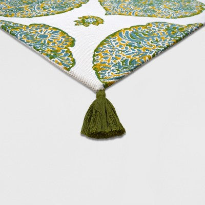 5' X 7' Sunshine Medallion Outdoor Rug Yellow - Threshold™