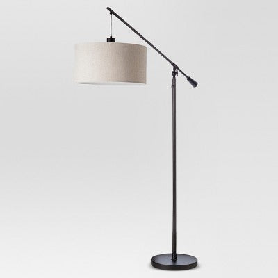  Cantilever Drop Pendant Swing Arm Floor Lamp Brown - Threshold™