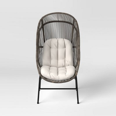  Latigo Patio Statement Egg Chair Gray - Threshold™