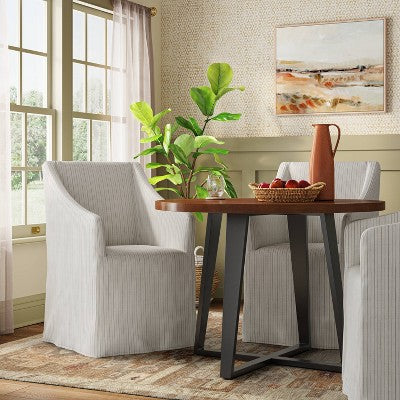  Replacement Slipcover Only For Sloped Arm Dining Chair - Threshold™
