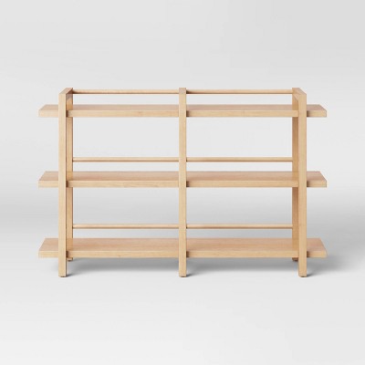  38" Hertford Wide Wood Horizontal Bookcase Brown - Threshold™