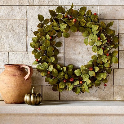  26" Wild Berry Artificial Wreath - Threshold™ Designed With Studio McGee