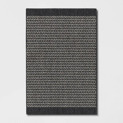  Herringbone Rug Gray - Threshold™